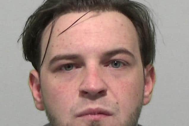 Ralph, 21, of Cradock Street, Bishop Auckland, pleaded guilty to charges of common assault and possession of an offensive weapon in public. Magistrates in South Tyneside jailed him for 21 weeks, suspended for 18 months