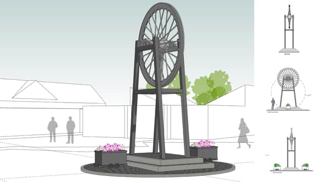 An artist's impression of the Albany wheel when installation is complete.
