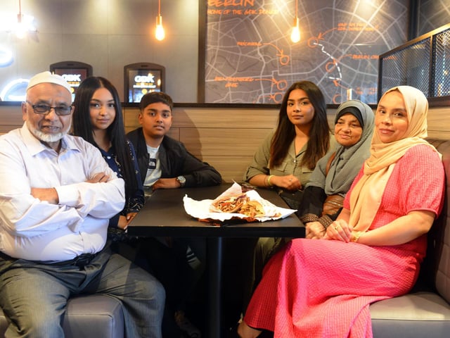The Ahmad family were among the first diners at the soft launch. There's no kids' menu, but high chairs are available for those with young children.