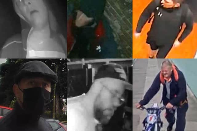 Do you recognise these men? Northumbria Police have released the images of six people they want to trace as they investigate home raids in Sunderland and South Tyneside.