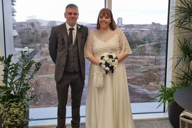 David and Nicola were unsure if they would be getting married at the new City Hall or the Civic Centre.