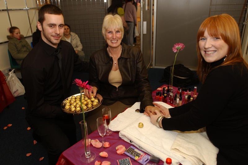 Champagne, chocolates, massages and manicures were on the cards for mums who visited the Castledene shopping centre in Peterlee in 2008.