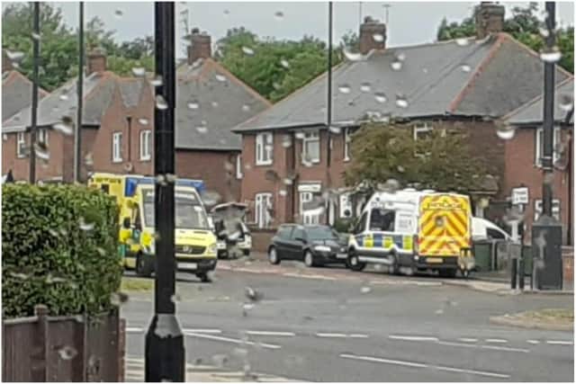 Emergency services were called to a home on St Luke's Road in Sunderland following a 'medical incident'. Image by Paul Hodgson.