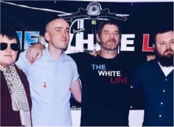 The White Line performed for their charity event at the Alexandra Steakhouse in Sunderland.