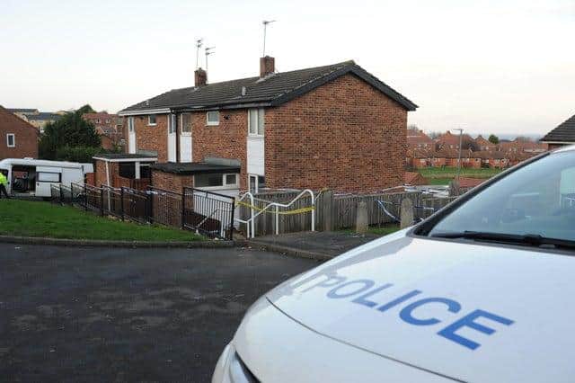 Part of the street was sealed off as the attempted murder inquiry was launched.