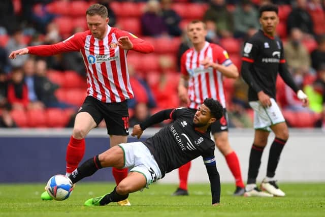 Liam Bridcutt playing for Lincoln against Sunderland. (Photo by Stu Forster/Getty Images)