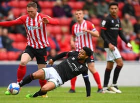 Liam Bridcutt playing for Lincoln against Sunderland. (Photo by Stu Forster/Getty Images)