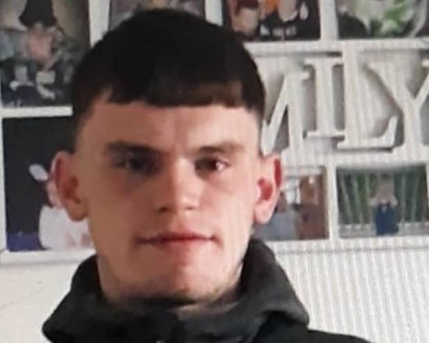 The body of Kieran Williams, 18, was found on a disused industrial estate between the Northern Spire Bridge and Claxheugh Rocks, on May 31, 2022
