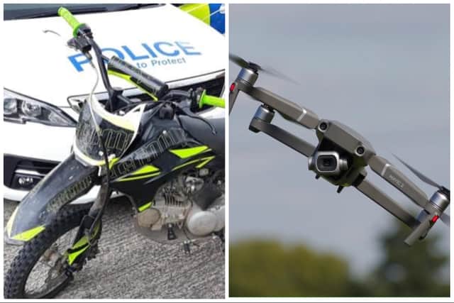 Northumbria Police intend to make more off-road bike related arrests using drones.
