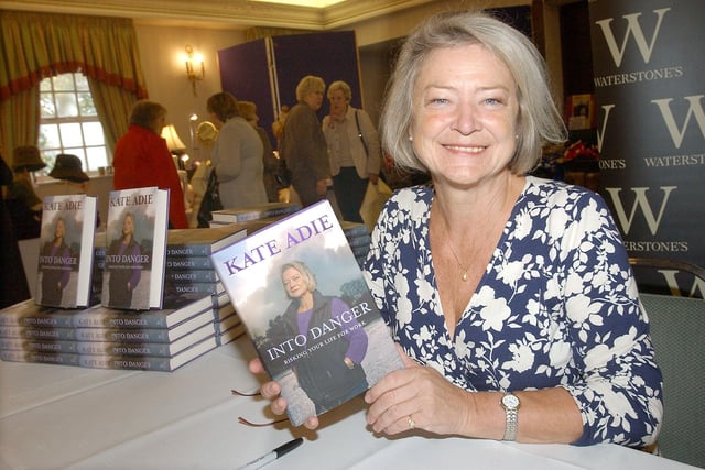 Kate Adie was signing copies of her book at Ramside Hall in 2008.