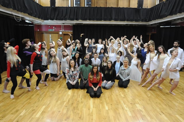 These Sunderland University dance students were performing at Sunderland College in 2015. Can you spot someone you know?