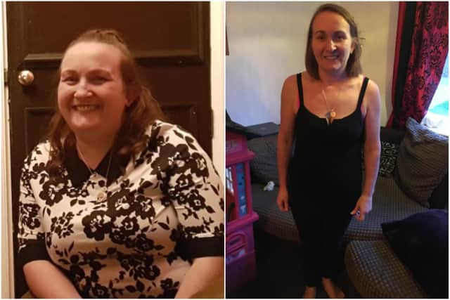 Maureen Dodds before and after losing weight through Slimming World.