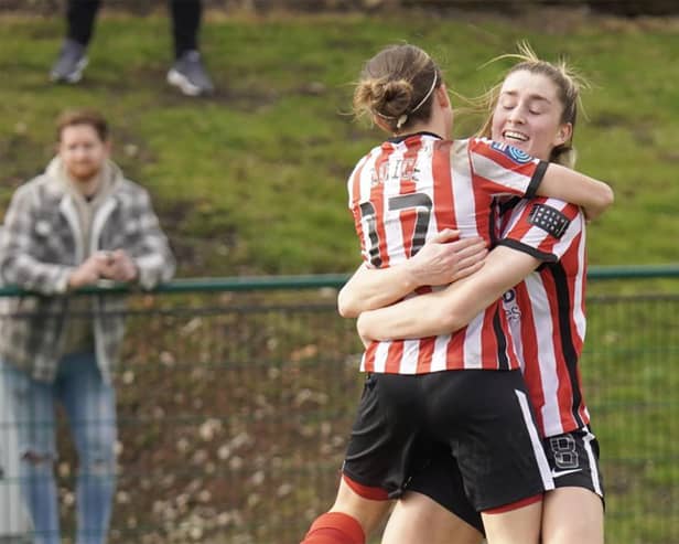 Sunderland Women in action. Picture by Kasey Taylor and Sunderland AFC