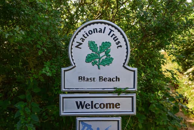 National Trust looks after 5 miles of the coastline.