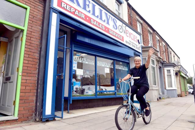 Dot is a well-known character on Chester Road, fixing bikes for generations of families