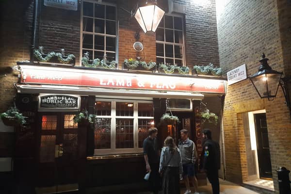 The Lamb & Flag was among the Fuller's pubs to benefit from Sunderland's London weekend.