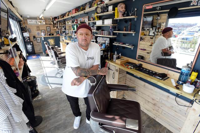 Laings Barber Shop owner Ross Laing