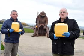 Armed Forces veterans Andrew Harrison and Chris O'Connor are running a hot meals project as part of a wider scheme to be based on the Terrace Green in Seaham.