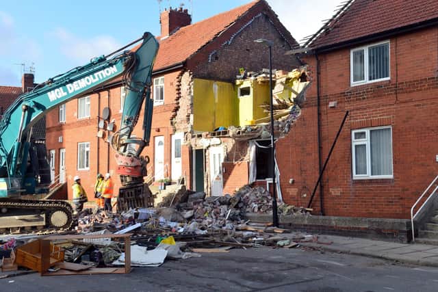 Work is continuing to secure the site at Whickham Street in Roker.