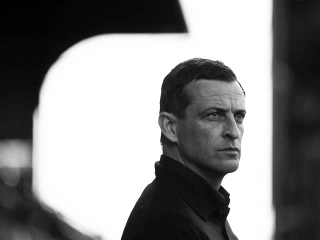 PORTSMOUTH, ENGLAND - MAY 16: Sunderland Manager Jack Ross looks on prior to the Sky Bet League One Play-Off Second Leg match between Portsmouth and Sunderland at Fratton Park on May 16, 2019 in Portsmouth, United Kingdom. (Photo by Bryn Lennon/Getty Images)