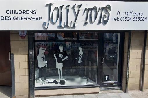 Jolly Tots is one of the businesses using Falkirk BID's free delivery service.