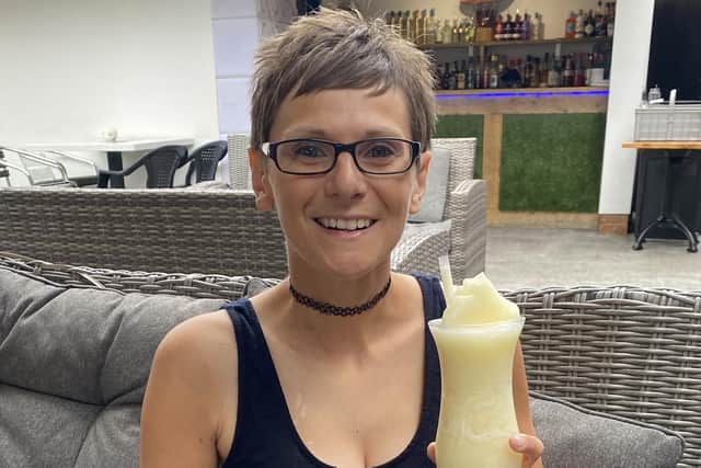 Emma Burrow was given a terminal cancer diagnosis but is currently in remission.