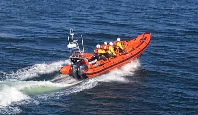 Crews from Hartlepool RNLI were called out to assist three kayakers off the coast at Blackhall. Picture: RNLI/Tom Collins