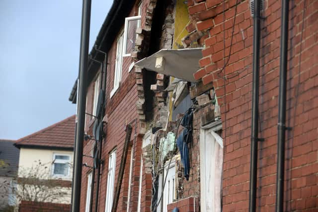 The cause of the explosion in Whickham Street, Roker, remains under investigation.