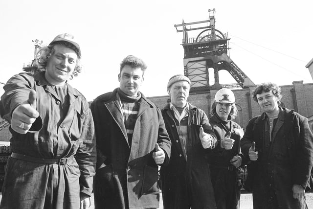 A new peak production record for Easington miners in March 1975. Recognise anyone?