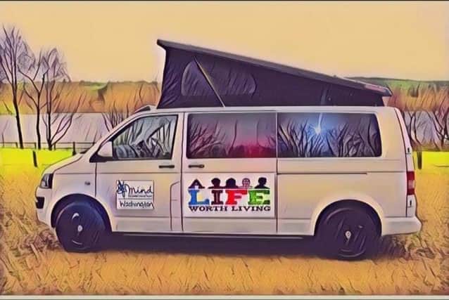 A mock up of how the Washington Mind community outreach van could look