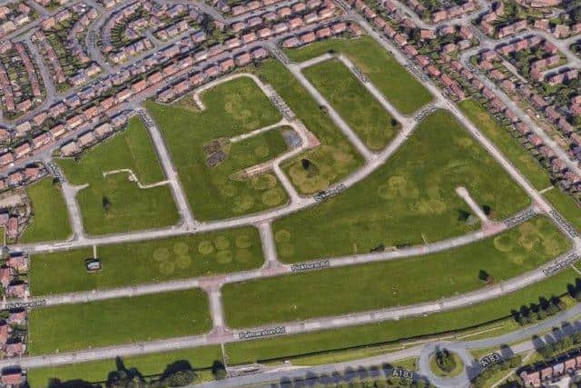 An aerial view of Sunderland's Pennywell estate.