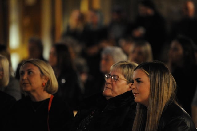 Members of the audience for the Standing With Ukraine concert.