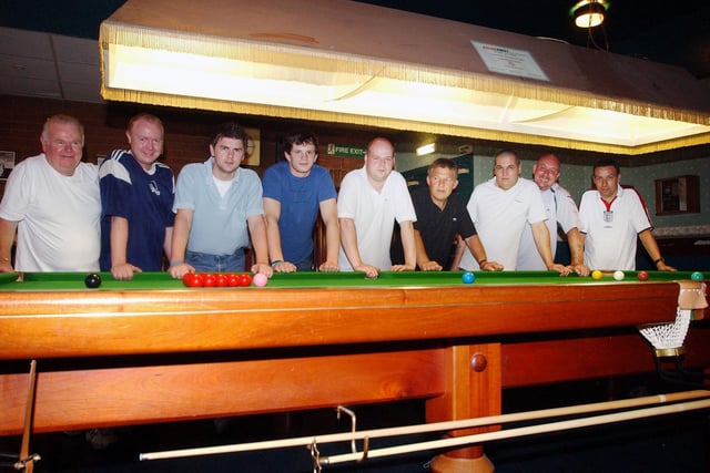 The Farringdon and South Hylton teams battled it out in a finals in 2005. Pictured are Ian Stewart, Rob Hammond, John Frater and Dave Shipley from Farringdon, and Darren Brow, Eddie Norton, Chris Watkins, Barry Leonard and Mark Mason from South Hylton.