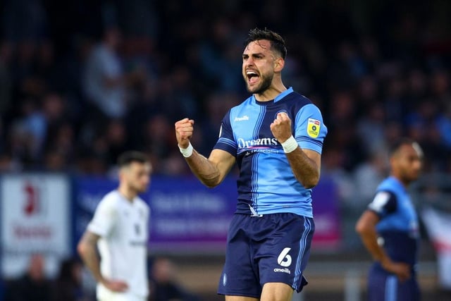 A 6 ft 5 centre-back who is effective in both boxes. The 30-year-old defender opened the scoring in the first leg of Wycombe’s League One play-off semi-final against MK Dons.