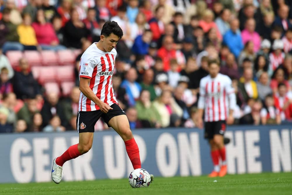 Luke O’Nien playing for Sunderland against Ipswich. Picture by FRANK REID