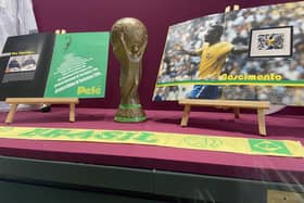 The World Cup trophy, which was part of the museum's Pele exhibition, was stolen after the Bristol City game.