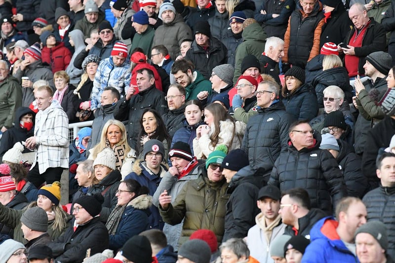 Sunderland fans in action at the Stadium of Light during the game against Swansea City in the Championship earlier this season.