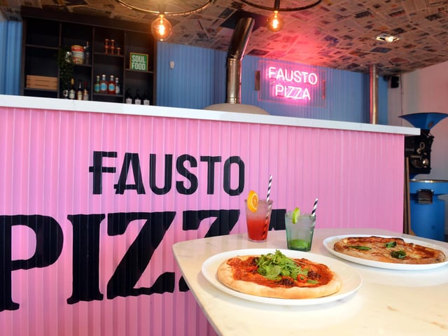 Enjoy pizzas with a view at Fausto Pizza based at Fausto Coffee in Roker. Hand stretched, wood-fired pizzas are available Tuesday to Saturday from 4pm to 10pm.