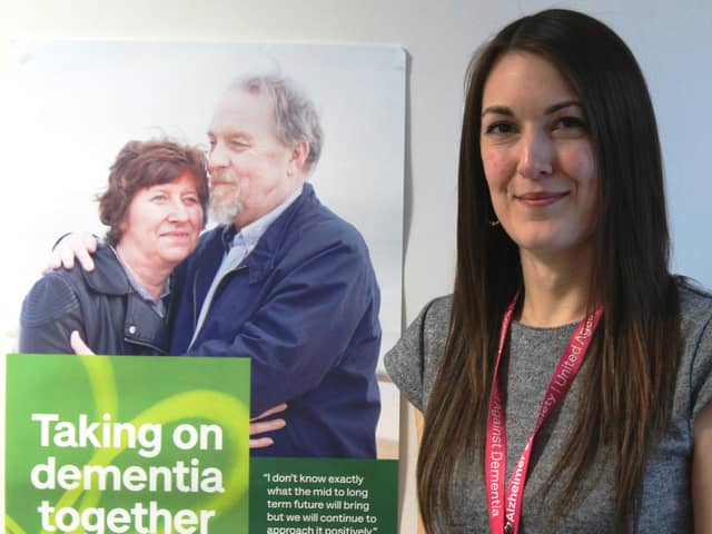 Danielle Cooper, area manager for the Alzheimer’s Society in Sunderland.