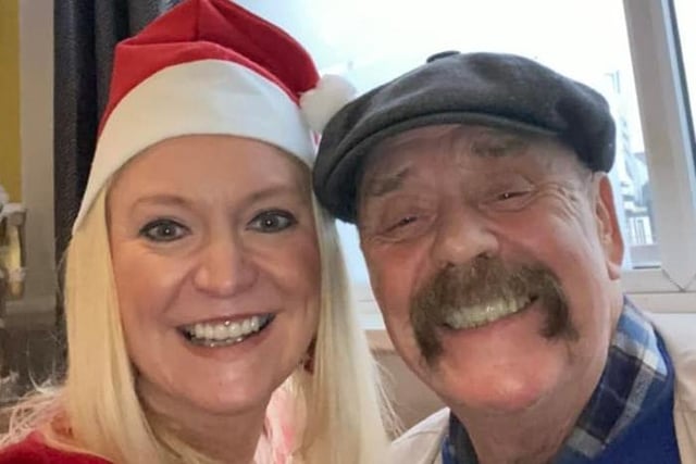 Victoria Gilmore Smith said: "Me and my Dad, our first Christmas together after being reunited after 45 years apart. Through the power of Facebook. Happy Father’s Day Dad.”