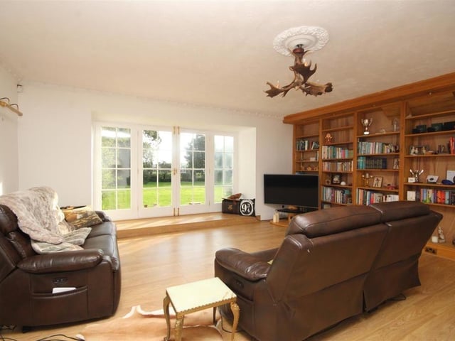 There is plenty of light and room in the lounge.