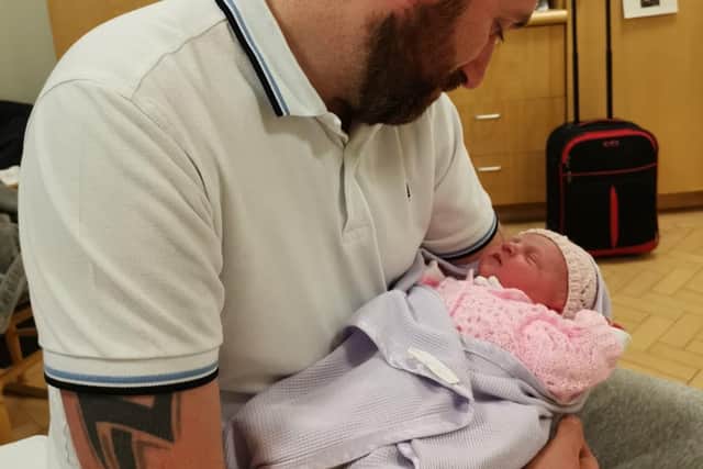 Daniel Hindmarsh is now a proud father of two following the birth of his daughter.