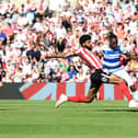 Ellis Simms fires Sunderland into a two-goal lead at the Stadium of Light