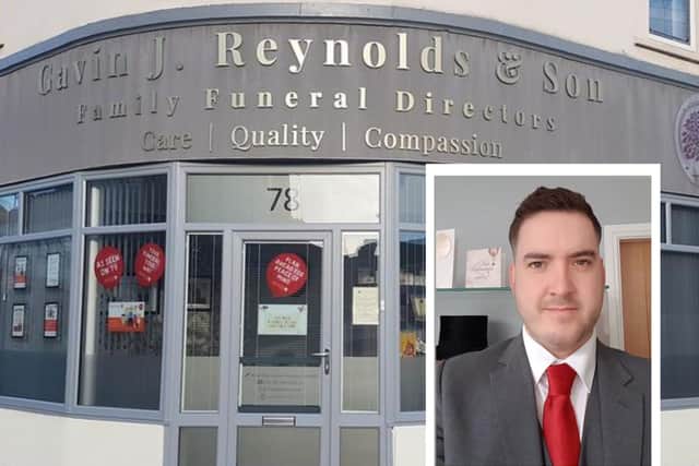 Gavin Reynolds is looking to offer funeral services in people's gardens