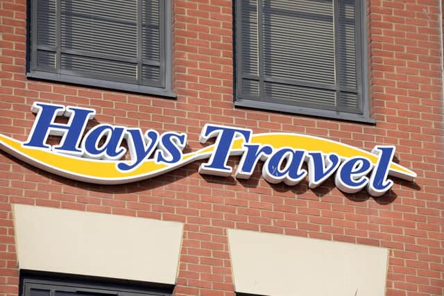 The Hays Travel head office in Keel Square, Sunderland.