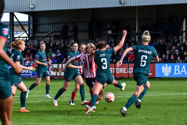 Sunderland Women began their Continental League Cup campaign with a narrow 1-0 defeat to Liverpool at Eppleton in Group B. Chris Fryatt.