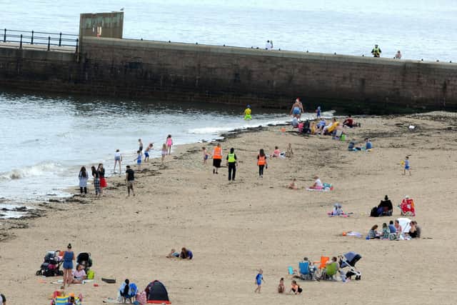 The alarm was raised at Roker beach