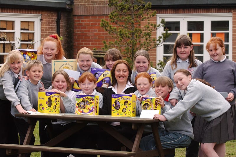A flashback to 2003 where pupils at Havelock Primary School won certificates and Easter Eggs as part of a Saturday morning Easter club.