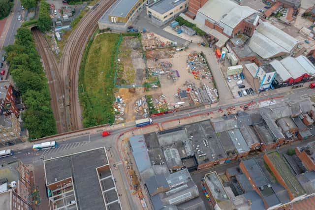 The area of land in Holmeside where the proposed car park would be built