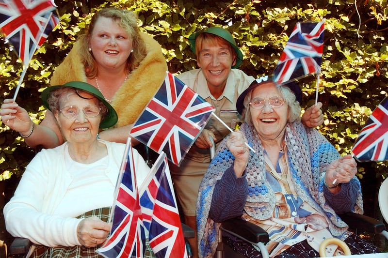 Residents of the Bamburgh Court nursing home joined staff for a VE Day party in 2005. Does this bring back happy memories?